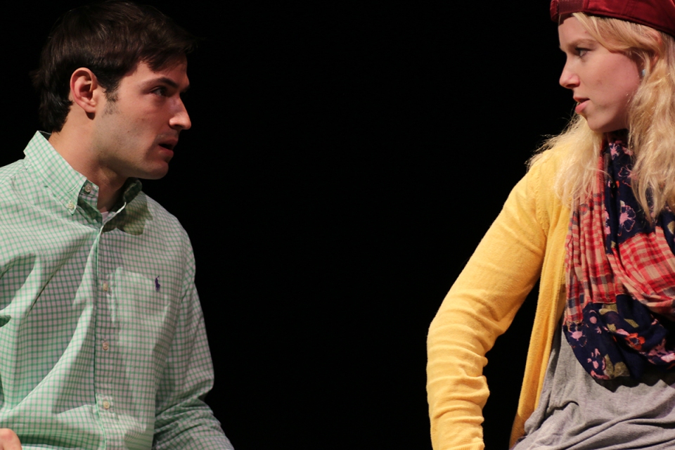 Dominic Berger and Meghan Hornblower in "He Said…” She Said by Christopher Lockheardt